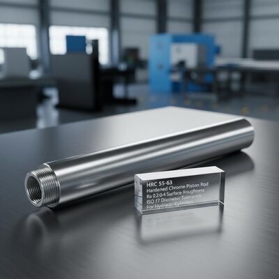 Acheter Tige de piston chromée durcie HRC 55-63 avec rugosité de surface Ra 0.2-0.4 et tolérance de diamètre ISO f7 pour vérins hydrauliques fabrication en ligne