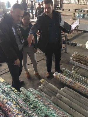 Construction à haute résistance barres d'acier creuses en forme ronde personnalisées